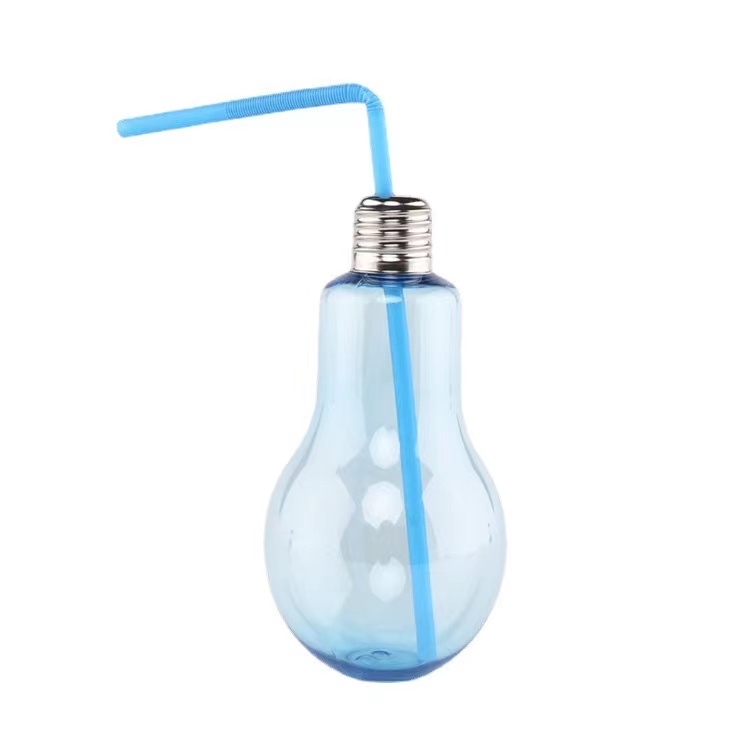 16 oz Light Bulb Cup with Straw