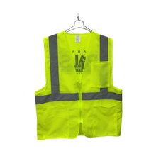 Class 2 Mesh Zip-Front Vest High Visibility Work Shirt