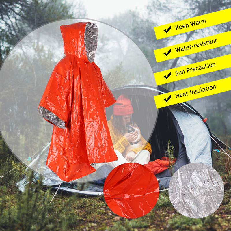 Camping Wilderness Emergency Raincoat