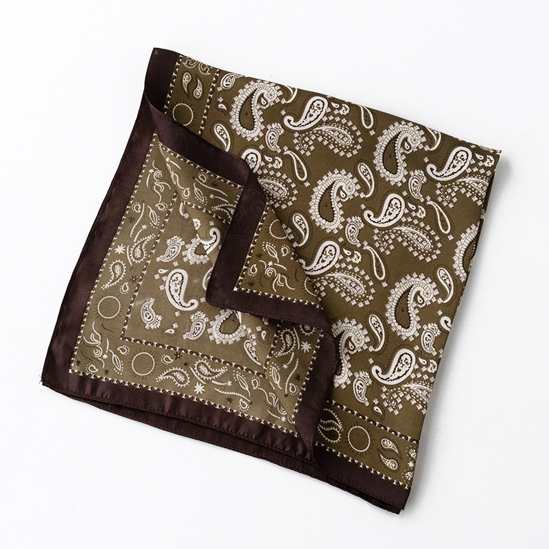 Customized Traditional Small Square Scarves Handkerchief