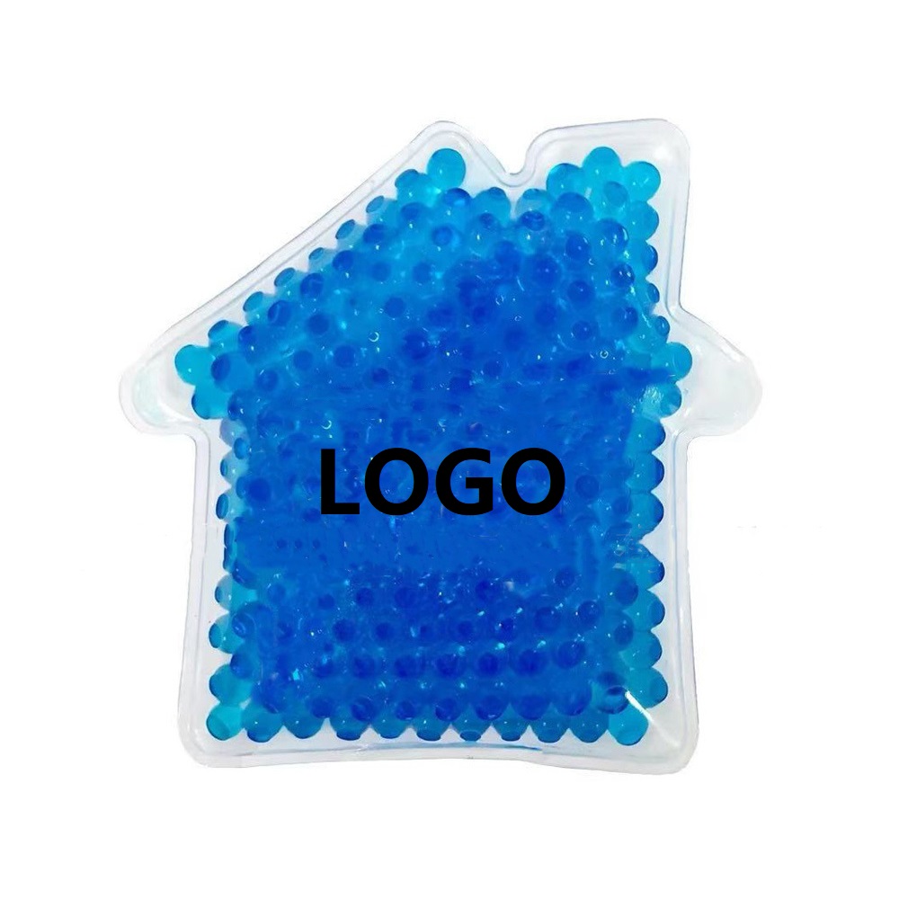 House-Shaped Reusable PVC Cooling Bead Ice Pack Summer