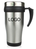 15 Oz. Stainless Steel Travel Mug With Handle