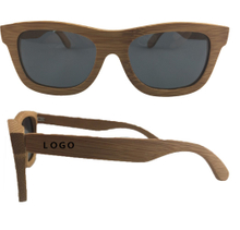 Imprinted Full Bamboo Wood Sunglasses