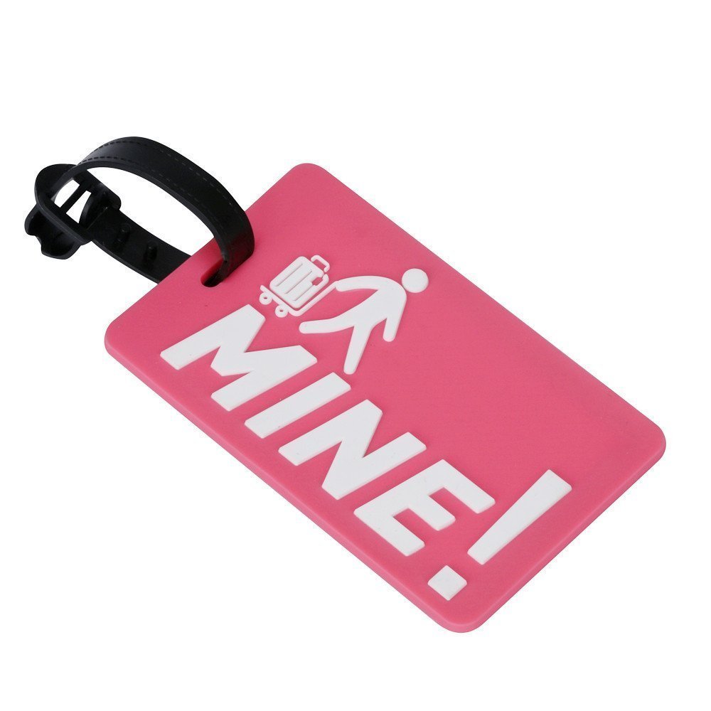 Candy Color Luggage Label Mixed Design Luggage Bag Tags