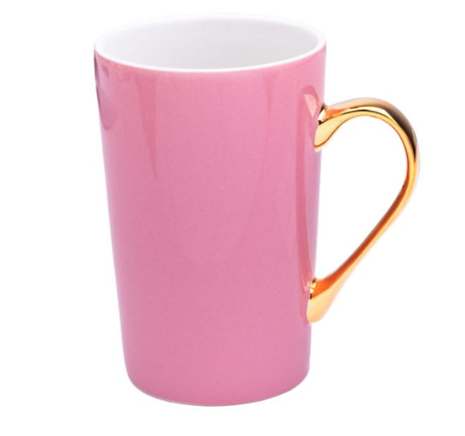 Customized Logo New Ceramic Gold Hand Custom-made Coffee Mug