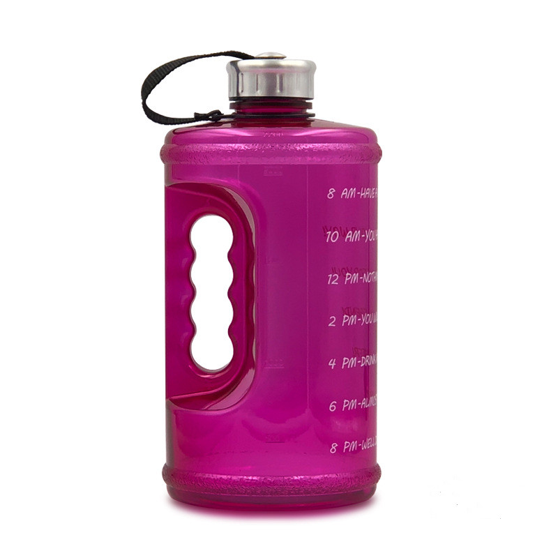 2.2L Motivational Large Capacity Water Bottle With Time Marker