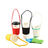 Canvas Drink Holder with Handle Tie Reusable Portable Takeout Drink Carrier for Coffee, Bubble Tea