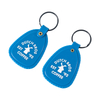 Teardrop Shape Plastic Key Tag