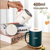 400ml Stainless Steel Coffee Mug with Rotating Lid