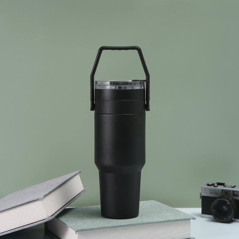 30oz Stainless Steel Cup Large Thermos With Handle