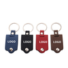 Blanks Leather Digital Photo Metal Key chains Laser Printing Key Rings