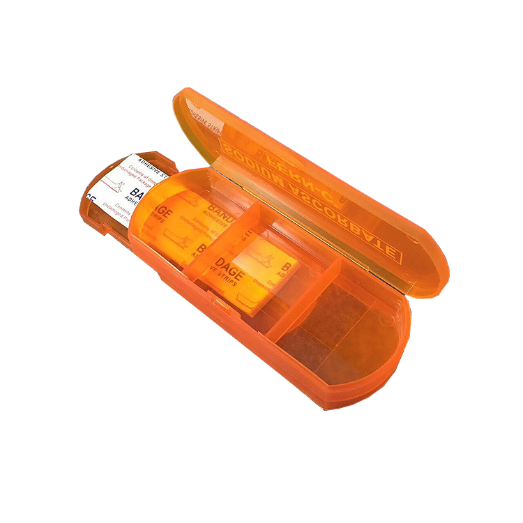 Band-aid Box With Three Compartments