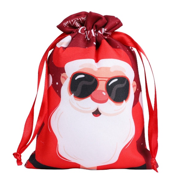 Christmas Polyester Gift Candy Bag For Kids