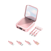 Portable Large Capacity Makeup Mirror Charger With a Line