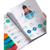 A4 Transparent Folder With Four Punch Binders