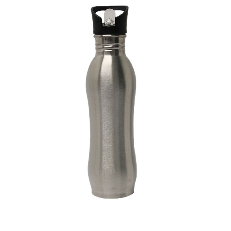 304 Stainless Steel Curved Sports Water Bottle