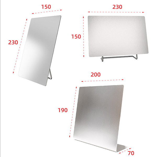 Stainless Steel Magnetic Whiteboard Clip Clipboard