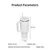 40oz Stainless Steel Car Cup Ice Bully Cup With Straw Thermos Cup