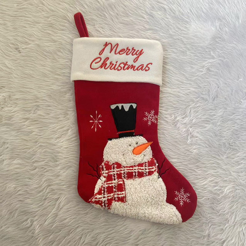 Festive Christmas Stocking Gift Bags Socks