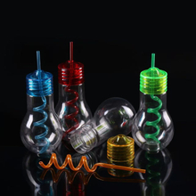 20oz Clear Led Bulb Cups w/ Light Creative Plastic Bottle