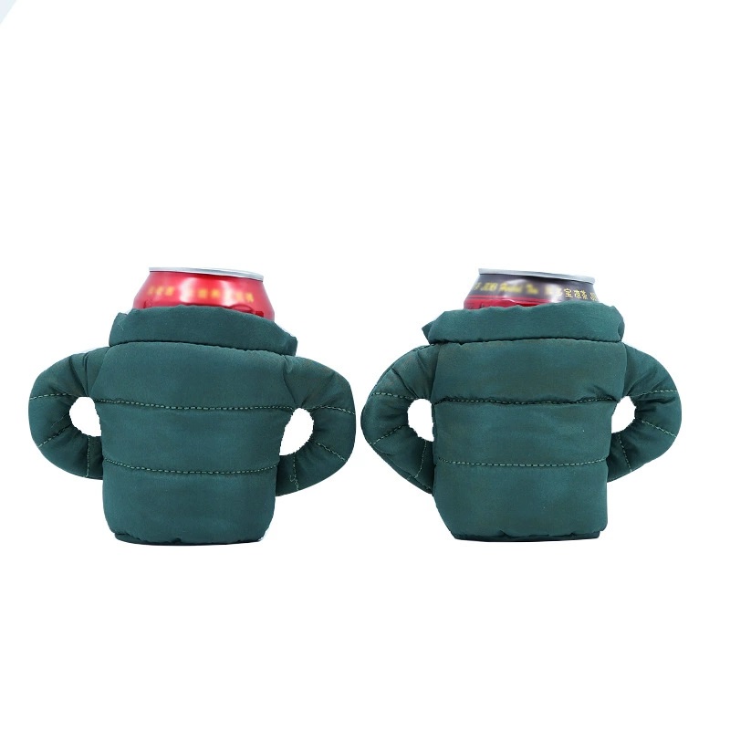 Unique Down Jackets Beer Can Cooler Cup Insulated Sleeve