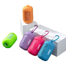 Sports Quick-dry Cooling Towel with Silicone Case Outdoor
