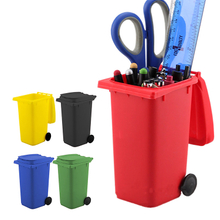 Trash Can Shape Pen Holder