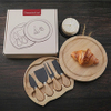 Custom 5-Piece Bamboo Cheese Knife Board Set