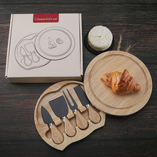 Custom 5-Piece Bamboo Cheese Knife Board Set