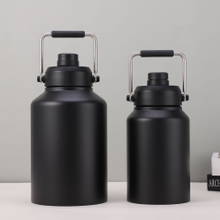 128oz Large Insulated Stainless Steel Jug Ice Bucket Bottle