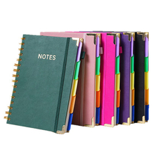 A5 PU Elastic Band Spiral Planner