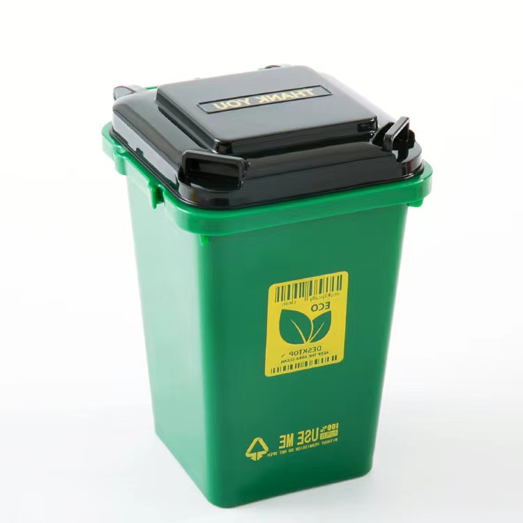 Desk Trash Can Pen Holder