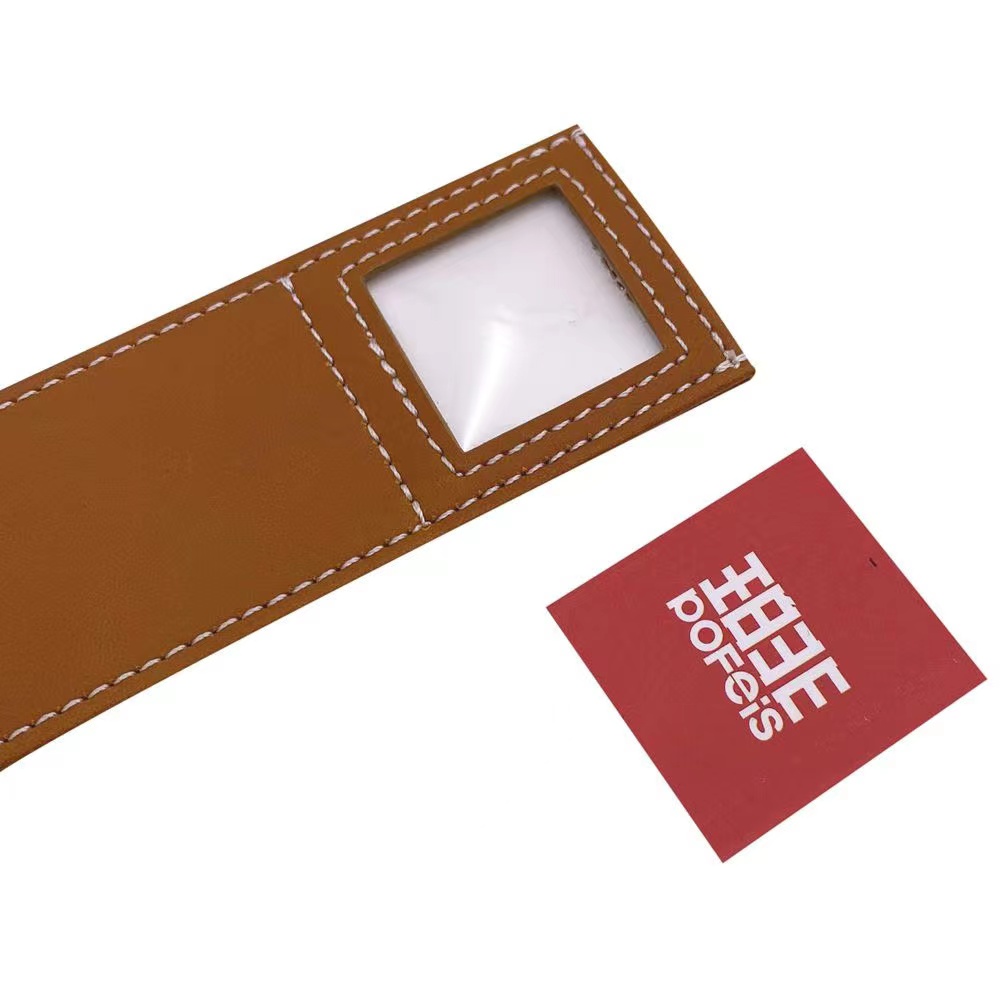 PU Leather Bookmark With Photo Frame