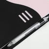 6.3" x 8.39" PP Cover Pocket A5 Coil Spiral Notebooks w/ Pen