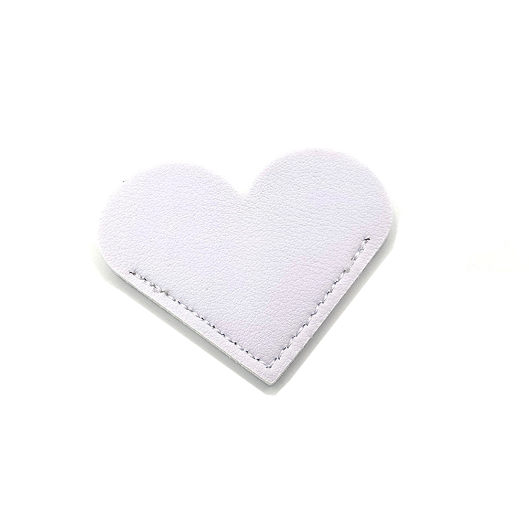 Heart Shaped Pu Leather Bookmark
