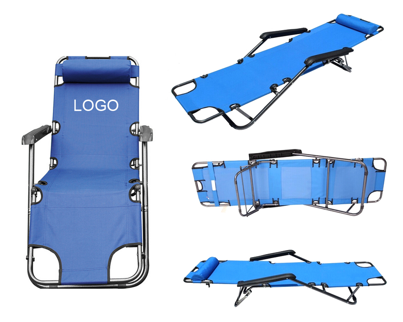 Folding Beach Chair With Adjustable Back